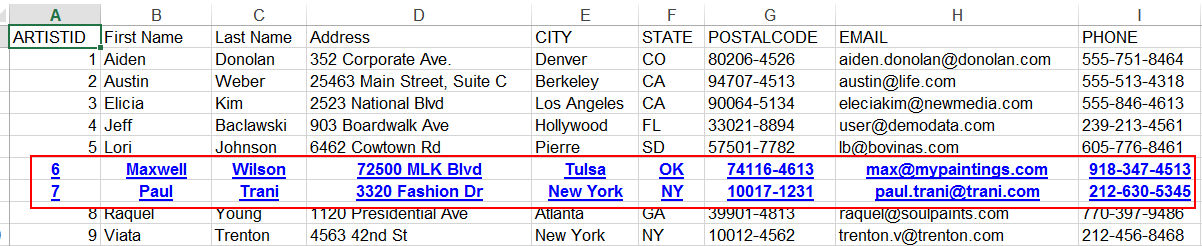 spreadsheetformatcellrange output