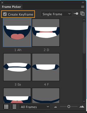 Create Keyframe