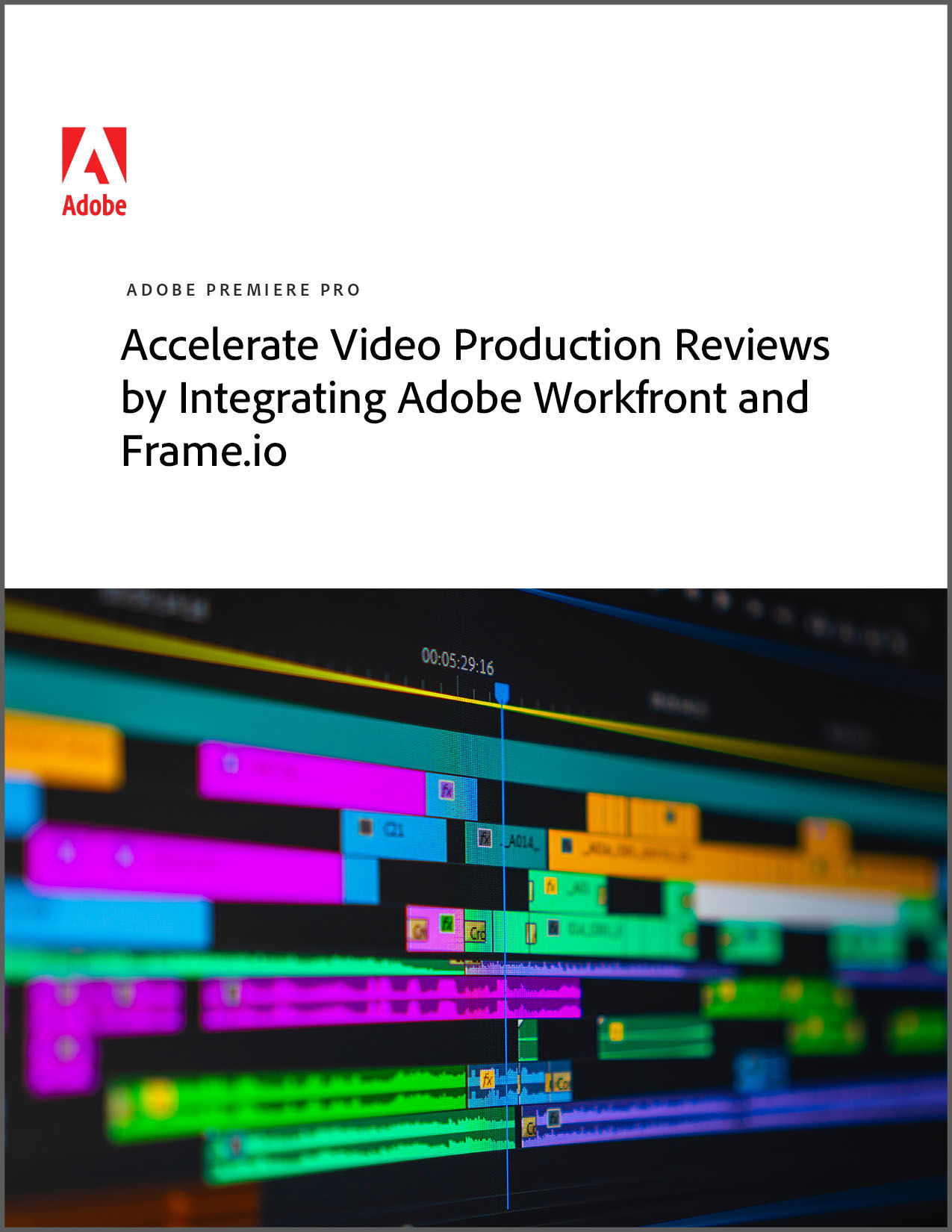 Ускорьте обзоры видеопроизводства, интегрировав Adobe Workfront и Frame.io.