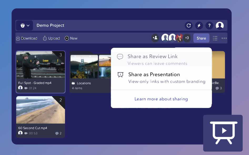 Create branded presentations