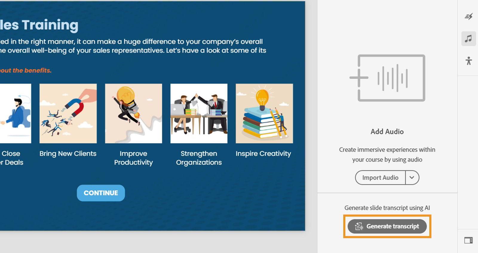 Generate transcript for a slide
