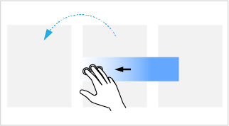 Photoshop Two-Finger Step Back in History