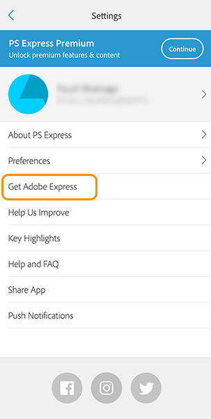 Get Creative Cloud Express