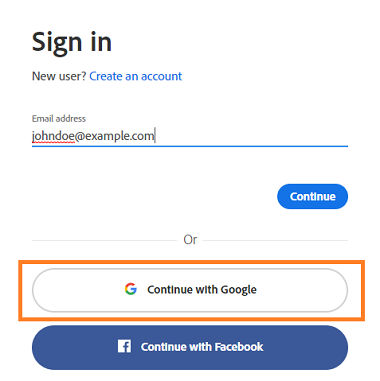 Google アカウントでログイン
