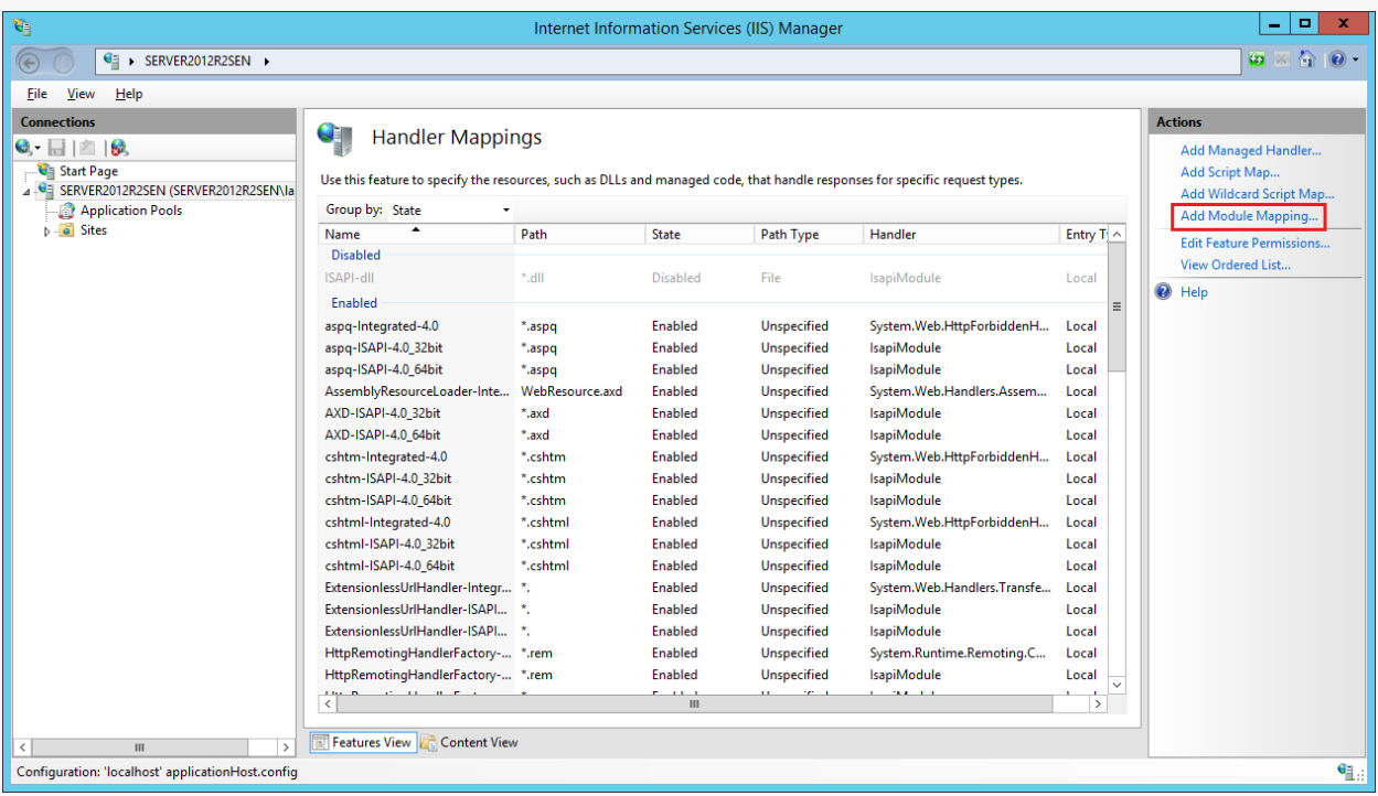 Add Module Mapping