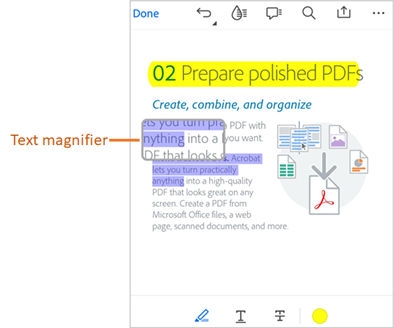 Zvýraznite text v súbore PDF