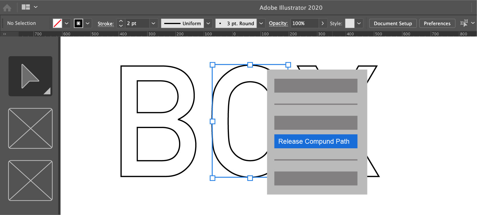 Release compound path