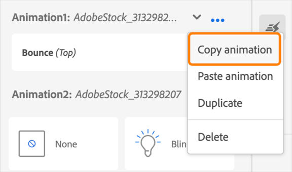 copy animations