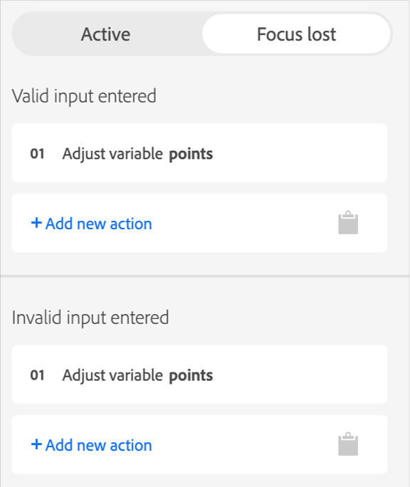 Completed adding variable points