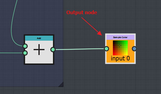 Substance function graph's output node