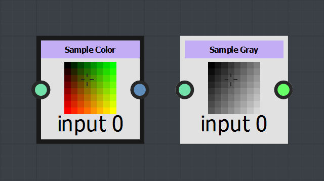 Sampler nodes