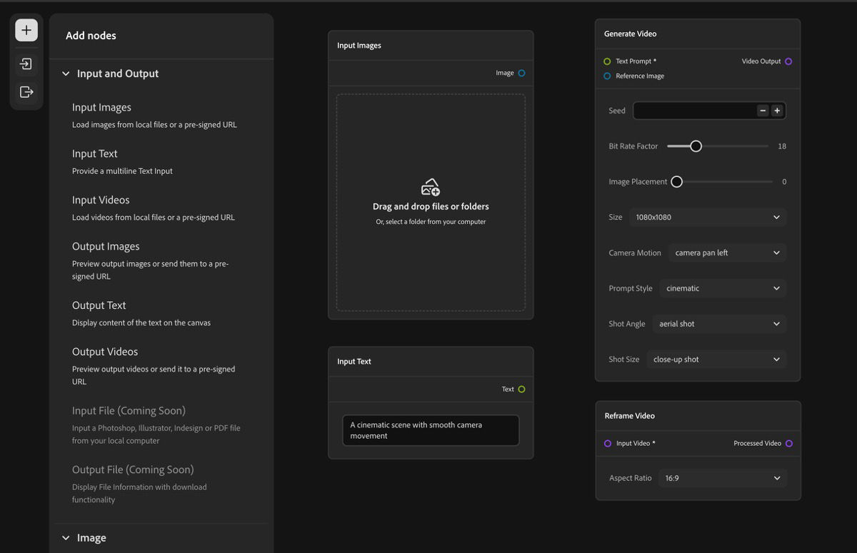 Start with a couple of nodes and gradually add or remove more to refine your workflow.