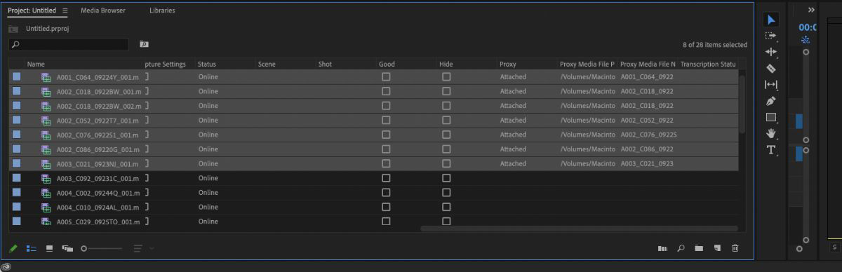 Search for proxy and enable the fields you want to display.