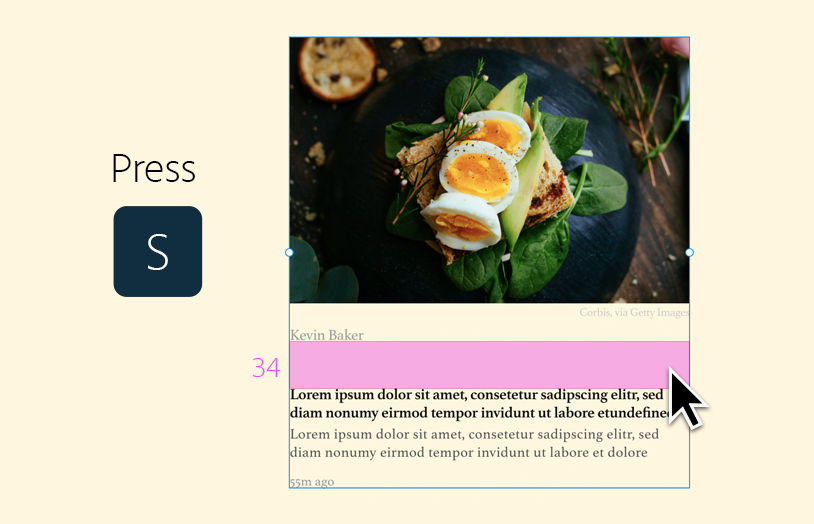 adjust spaces between stacks