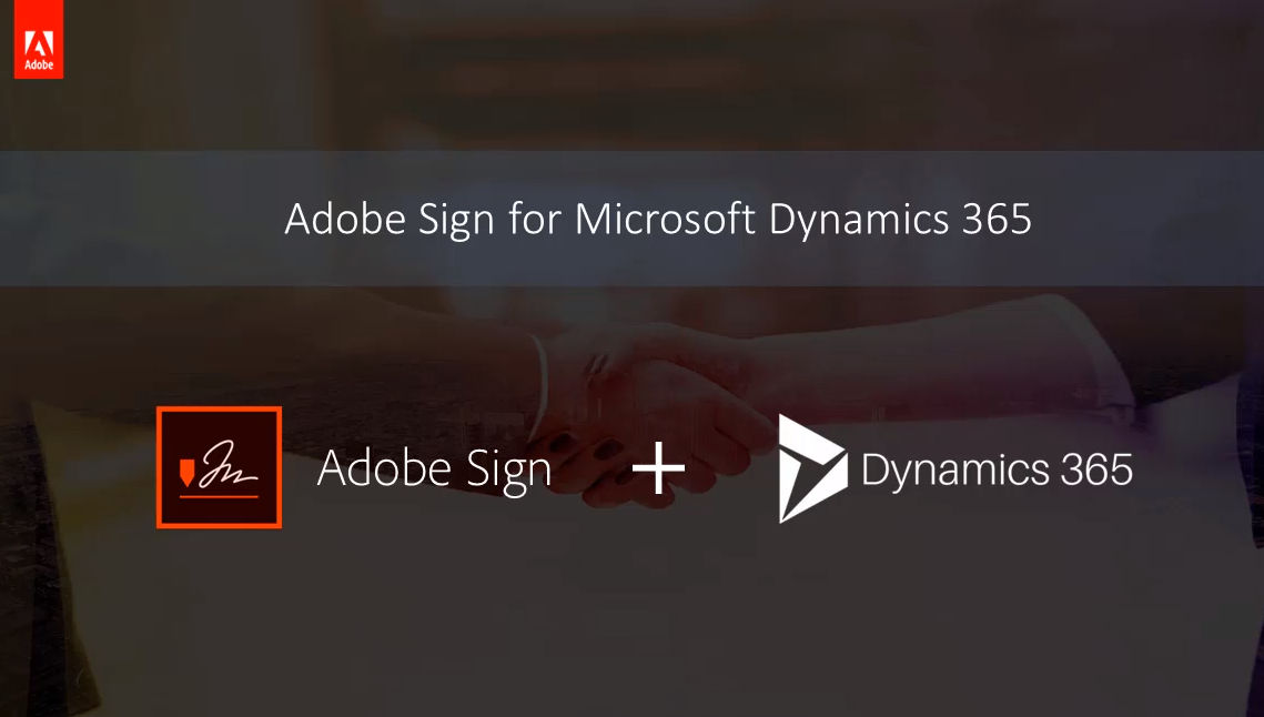 Adobe Sign for Dynamics video