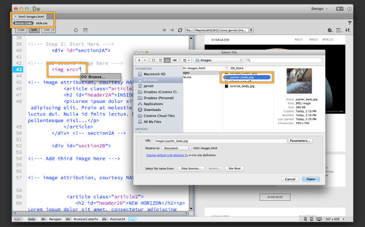 The HTML <img> tag is used to add images to the content of a page or for accessibility purposes. 