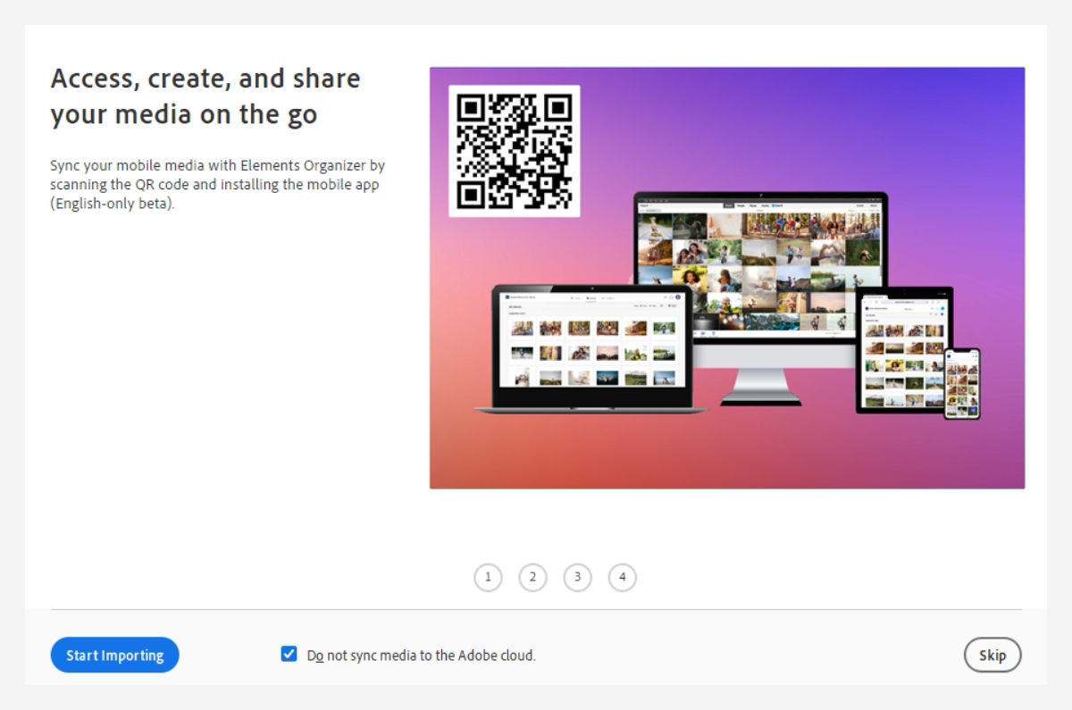 Easily sync your media files using Cloud storage.