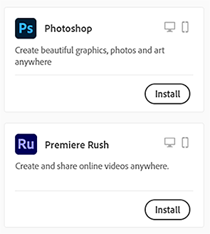 Install a Creative Cloud app