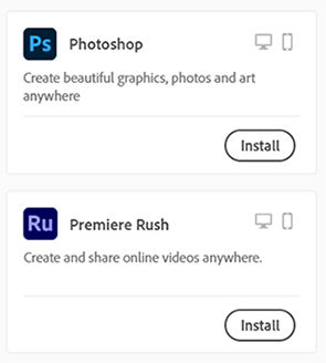 Install a Creative Cloud app