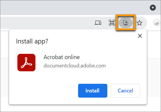 Install Acrobat online