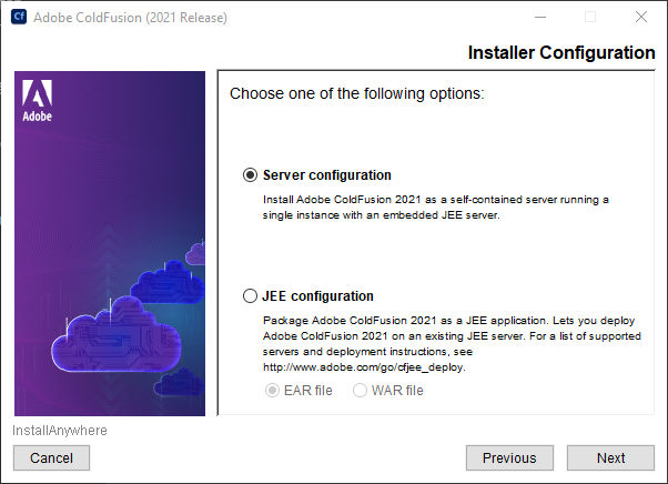 Installer configuration