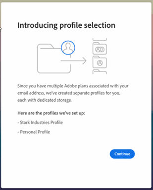 Introducing profile selection