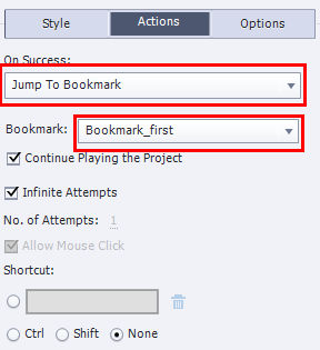 Jump to Bookmark