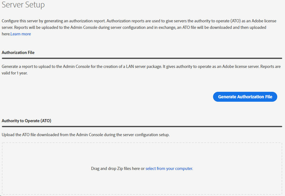 LAN server setup tab