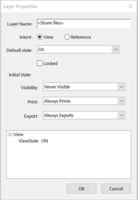 Настройка свойств слоев в Acrobat Desktop