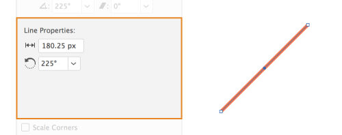 Live shape properties | Line