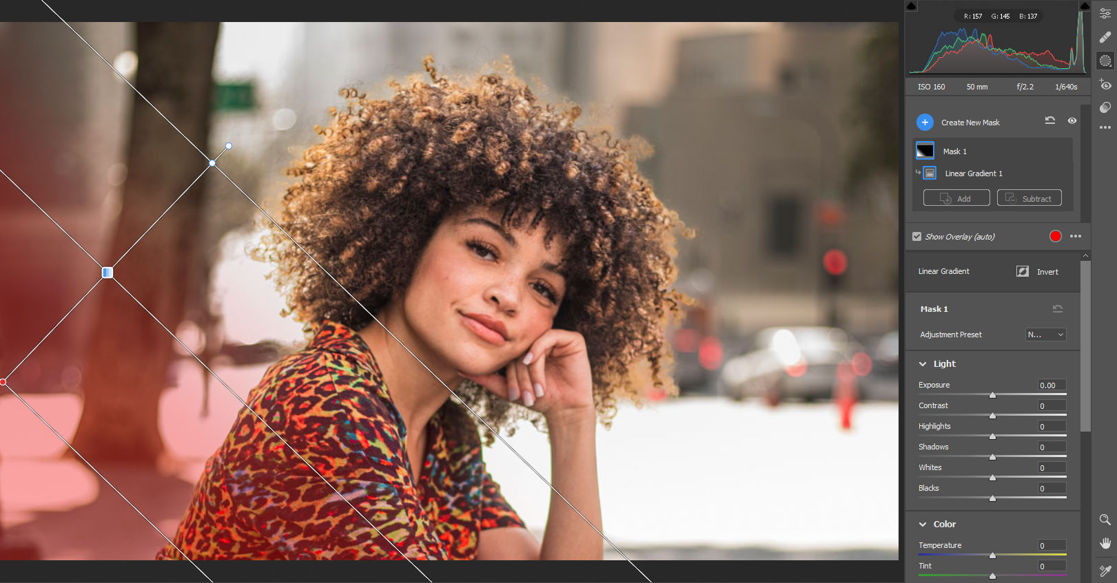 Linear Gradient in Masking