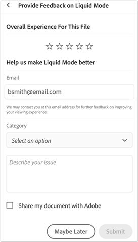 Dajte nám spätnú väzbu o tekutom režime aplikácie Acrobat iOS
