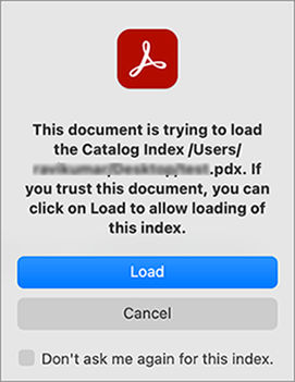 Load the associated index file