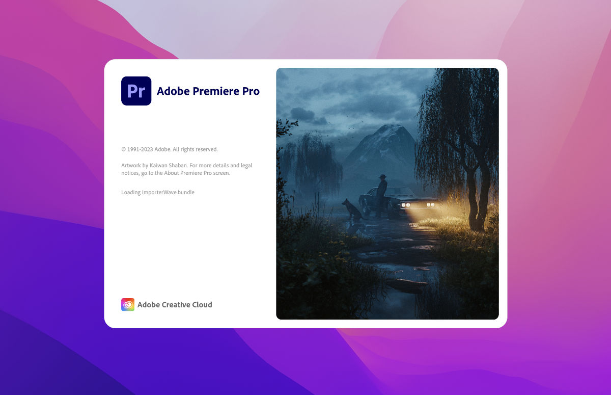 You can use the indication in the Premiere Pro splash screen to identify the plugin causing the app to hang.