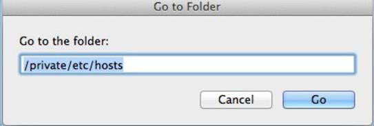 Find Hosts File MacOS