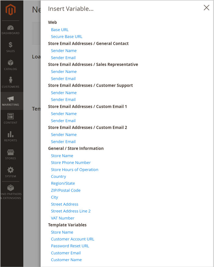 magento-insert-variable