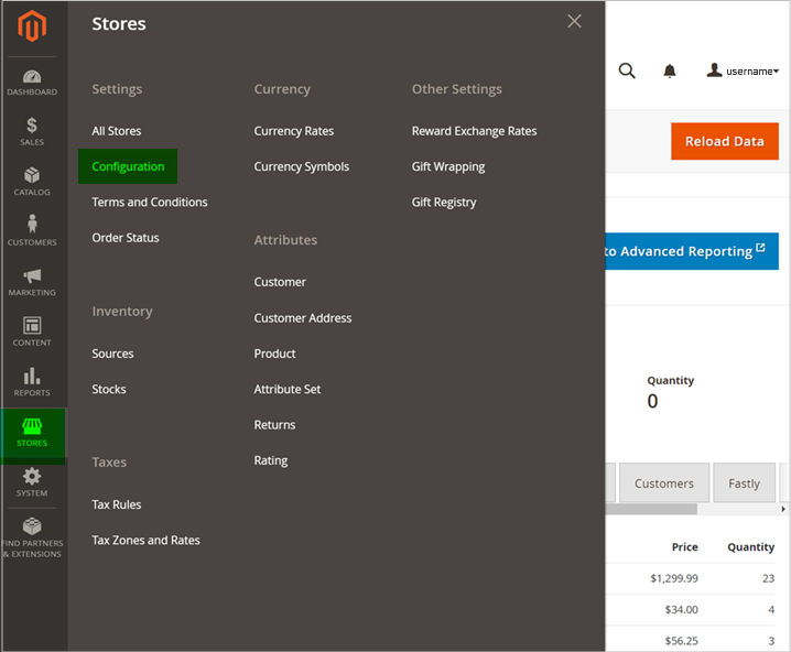 magento-store-config