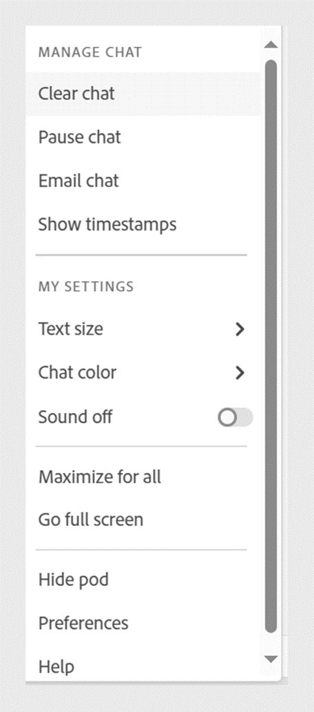 Enable sound alerts in the Chat pod for new messages.