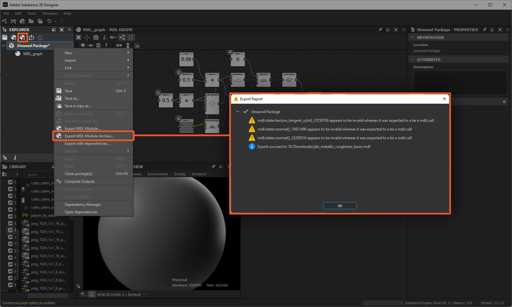 MDR export pathway