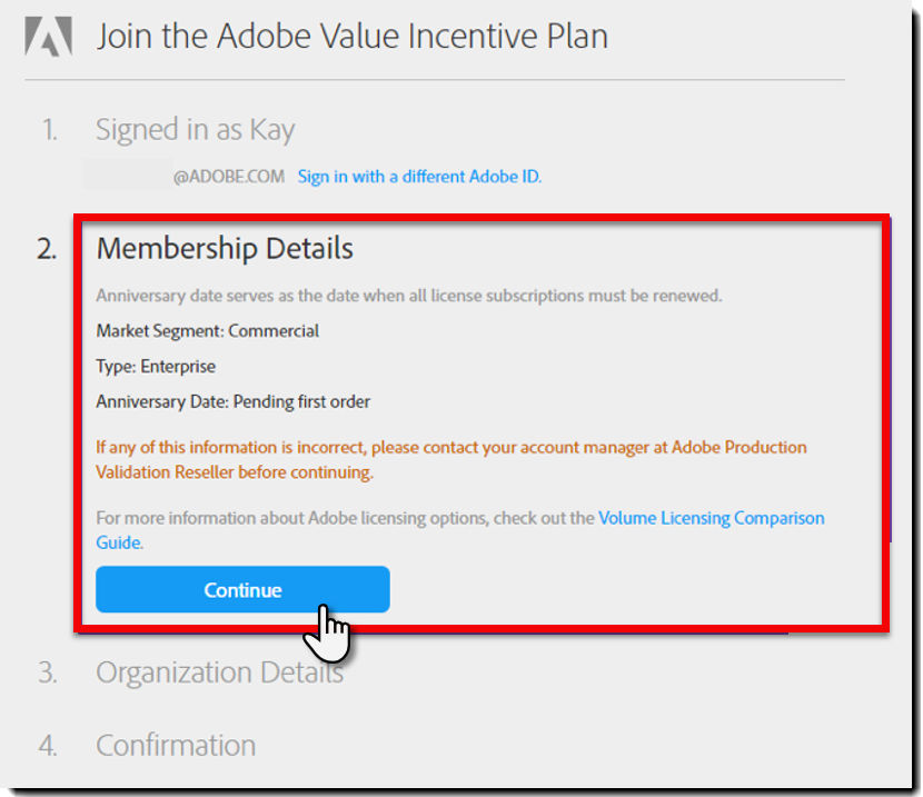 Membership Details