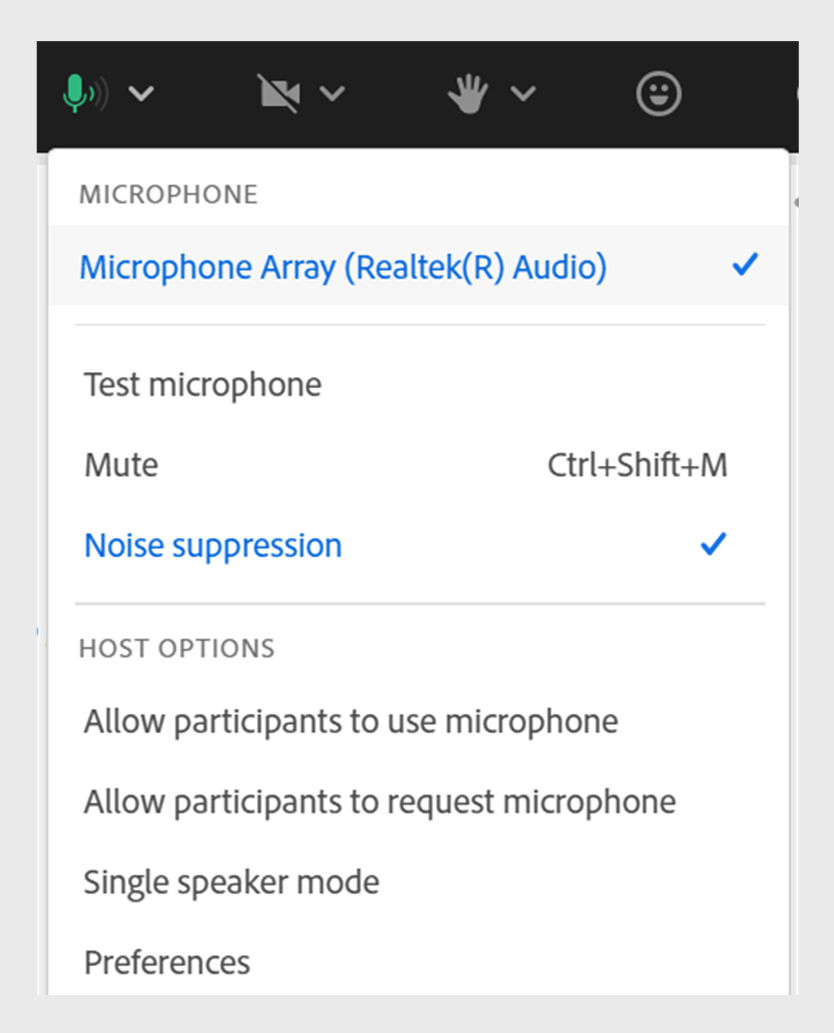 Microphone states