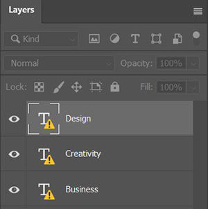 Verwalten von fehlenden Schriften, die nicht über Adobe Fonts verfügbar sind