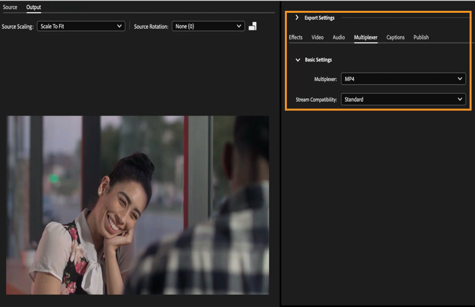 Multiplexer settings