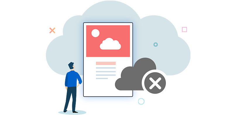 Click the link if your document gets disconnected from the cloud.