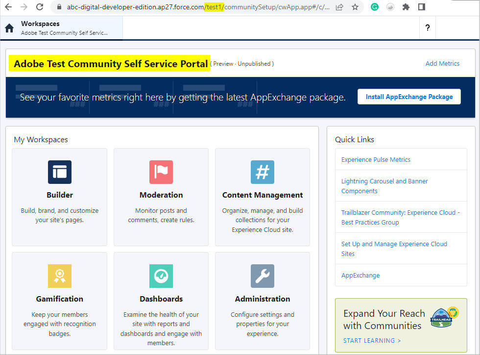 new-community-portal