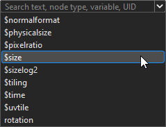 Node finder query suggestions