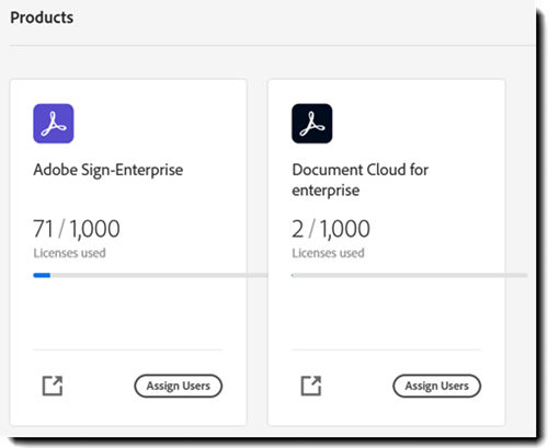 Document Cloud offer card