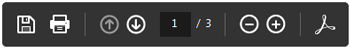 The HUD toolbar in a web browser