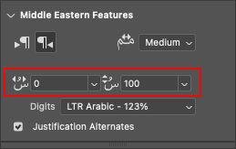 Adjust horizontal and vertical diacritics