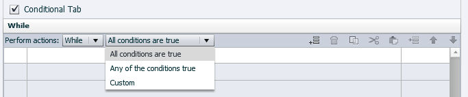 Conditional Actions